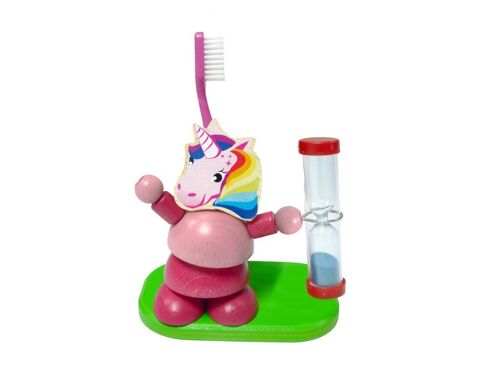 Zahnputzuhr Einhorn