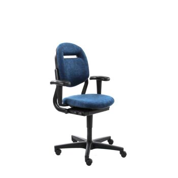 Chaise de bureau reconditionnée Ahrend 220 Denim Jeans ergonomique 2