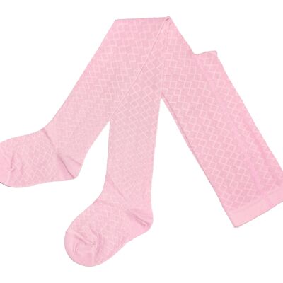 Collant in Cotone per Bambini >>Rosa chiaro<< Terry , Frotte