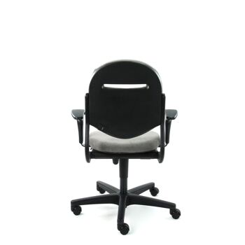 Chaise de bureau reconditionnée Ahrend 220 Regain gris taupe ergonomique 6