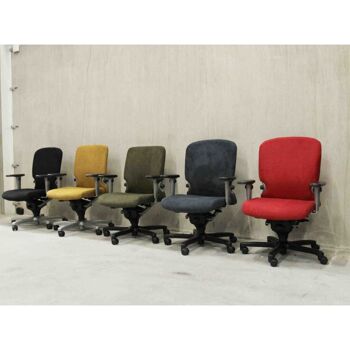 Chaise de bureau reconditionnée bleu Regain ergonomique Comforto 77 NPR1813 2