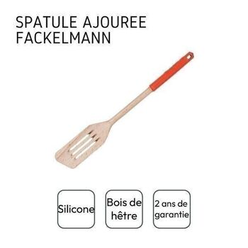 Spatule de cuisine ajourée 34 cm Fackelmann Wood Edition 4