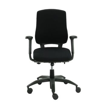 Chaise de Bureau Reconditionnée BMA Axia Profit Noir - Design Ergonomique (N)EN 1335 2