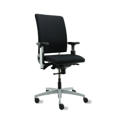 Silla de oficina reacondicionada Dauphin Extender NPR1813 Negro