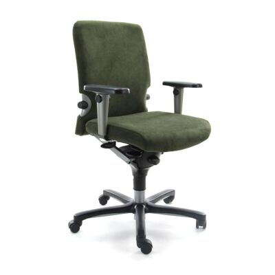 Refurbished Office Chair Green Regain Ergonomic Comforto 77 NPR1813