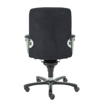 Chaise de bureau reconditionnée noire Regain ergonomique Comforto 77 NPR1813 - Piètement noir 6