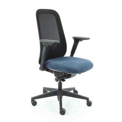 Workliving Nora Mesh Blue Regain - Office Chair Ergonomic Design NEN1335