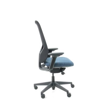 Workliving Nora Mesh Bleu Regain - Chaise de Bureau Design Ergonomique NEN1335 5