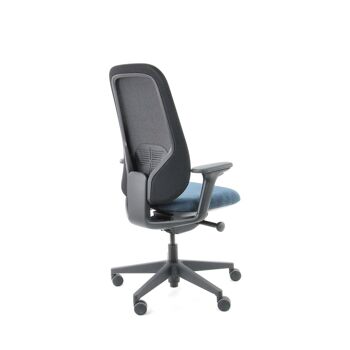 Workliving Nora Mesh Bleu Regain - Chaise de Bureau Design Ergonomique NEN1335 8