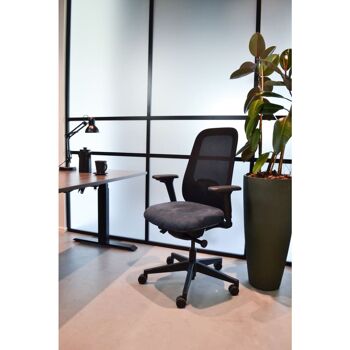 Workliving Nora Mesh Bleu Regain - Chaise de Bureau Design Ergonomique NEN1335 10