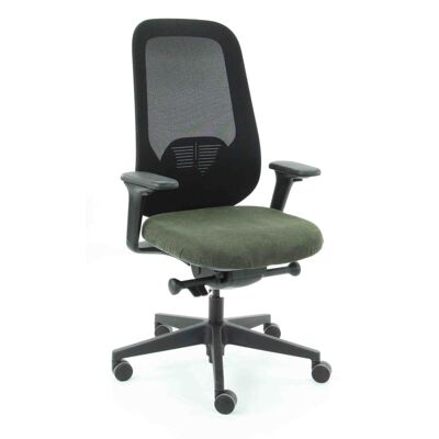 Workliving Nora Mesh Green Regain - Silla de Oficina Diseño Ergonómico NEN1335