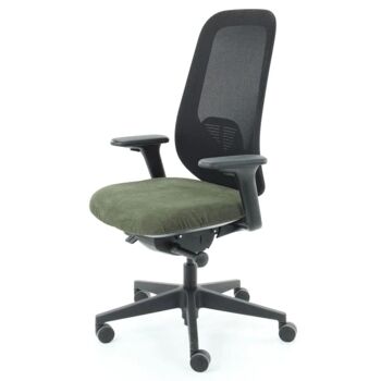 Workliving Nora Mesh Green Regain - Chaise de bureau design ergonomique NEN1335 2