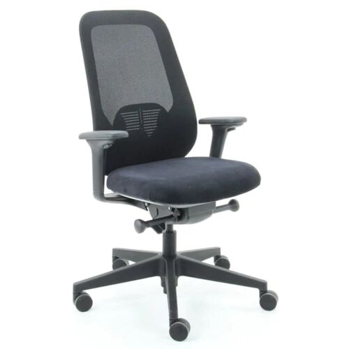 Workliving Nora Mesh Zwart Regain - Bureaustoel Ergonomisch Design NEN1335