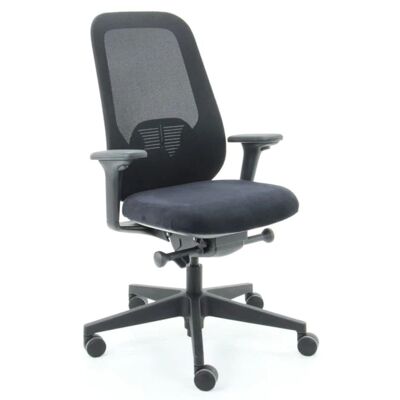 Workliving Nora Mesh Black Regain - Office Chair Ergonomic Design NEN1335