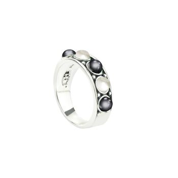 MOP-Ring gris et blanc-9SY-0060-50 1
