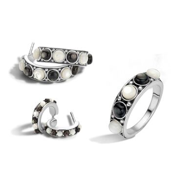 MOP-Ring gris et blanc-9SY-0060-50 4
