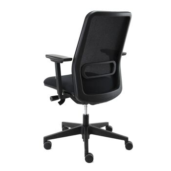 Workliving Dreamliner Mesh Black Edition - Chaise de bureau Design Ergonomique (N)EN 1335 5