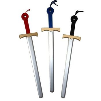 Pack de 3 épées médiévales - jouet en bois - 40/60 cm 2