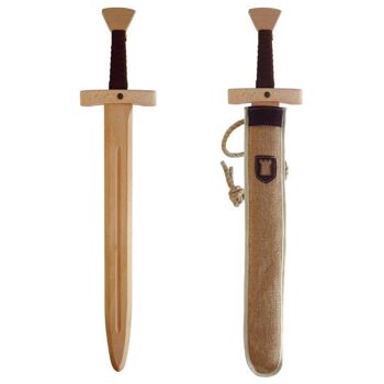 Épée avec gaine en tissu - jouet en bois 3