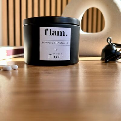 Bougie cire de soja⎪Fleur de coton - 220g