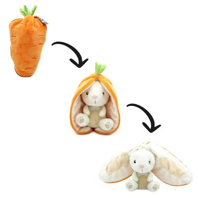 FLIPETZ - Gadget das Plüschtier Kaninchen / Karotte