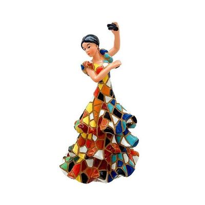 Flamenca castañuelas mosaico