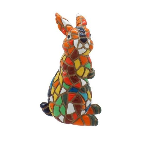 Figura mosaico conejo