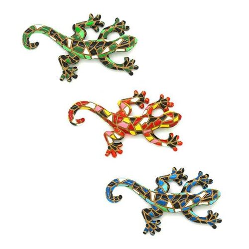 Surtido 3 colores lagarto mosaico