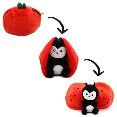 FLIPETZ - Peluche Comet la coccinelle / Tomate