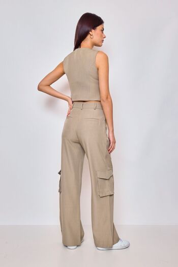 Pantalon cargo de tailleur - 3059 6