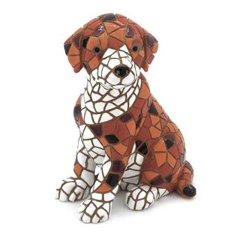 Figurine en mosaïque de chien 2