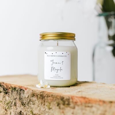 Jasmine & Magnolia Soy Wax Candle