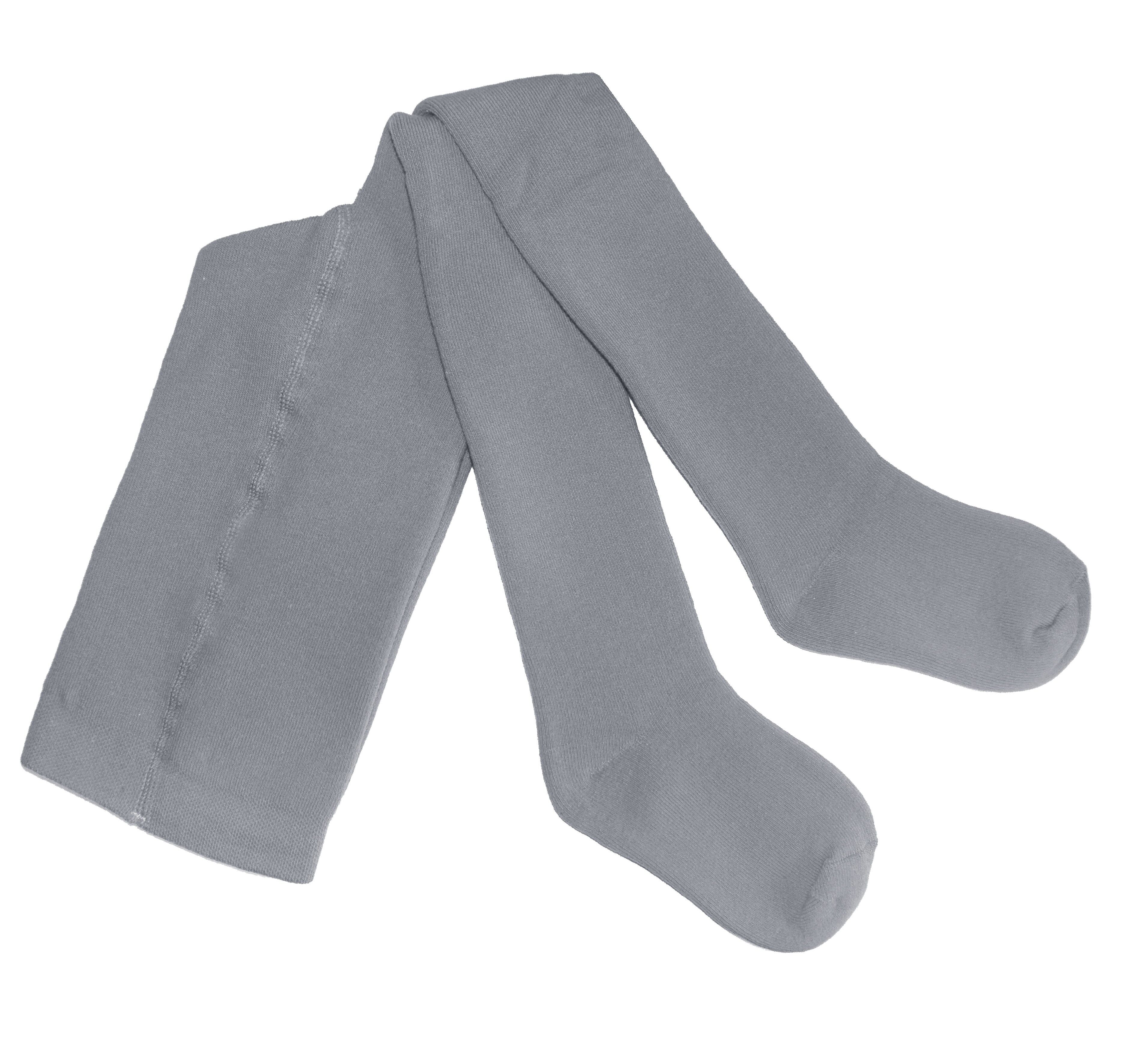 Collant in Cotone per Bambini >>Grigio<< Terry, Frotte