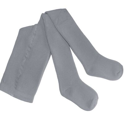 Collants en coton pour enfants >>Gris<< Terry, Frotte