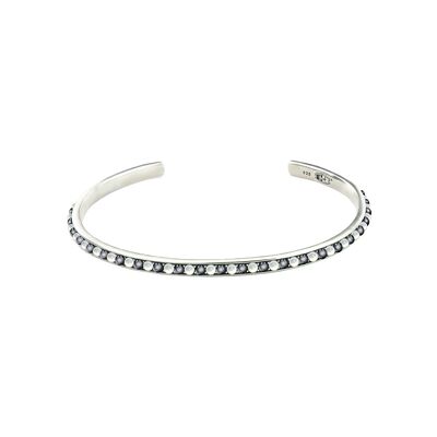 Grey and White MOP-Bangle-9SY-0074