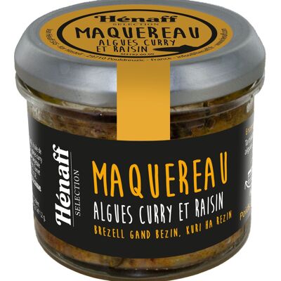 Mackerel, seaweed, curry and grapes Hénaff Selection 90g