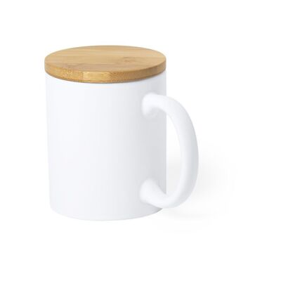 Ceramic mug + lid