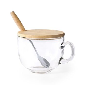 Set Tasse à thé/café + cuillère 2