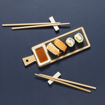 Set à Sushi écologique en bambou 4