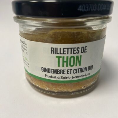 Rillettes de Thon, Gingembre et Citron BIO