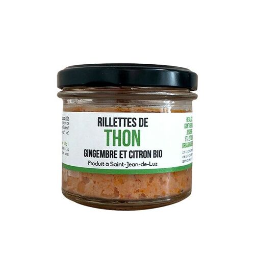 Rillettes de Thon, Gingembre et Citron BIO