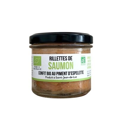Rillettes di salmone confit con pepe di Espelette - Bio