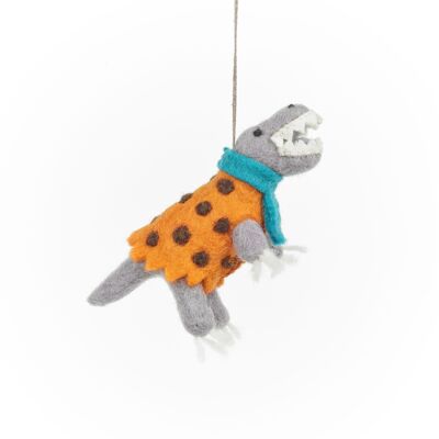 Handmade Felt DINO-mite Dinosaur Hanging Decoration