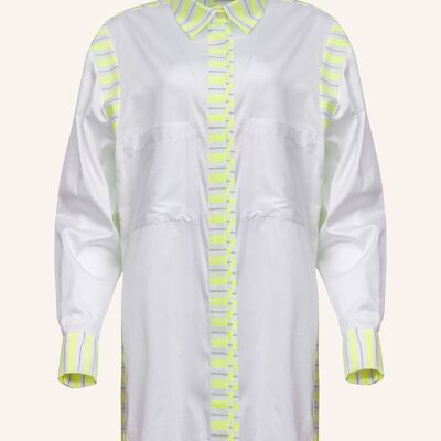 Imela - Blusa camicia oversize in cotone