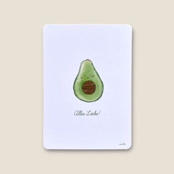 Carte postale Avocat « All Love »