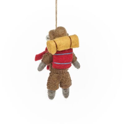 Handmade Felt Scouts Badger Hanging Decoration