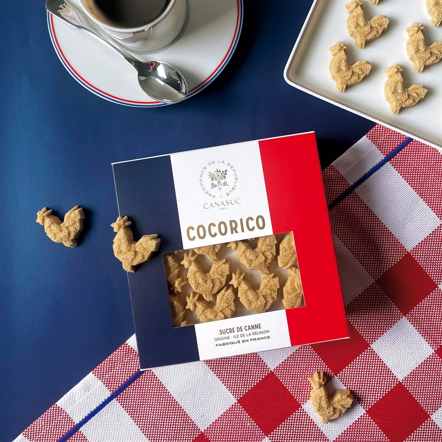🐓 Sucres "Cocorico" en forme de coq - Marque Elysée