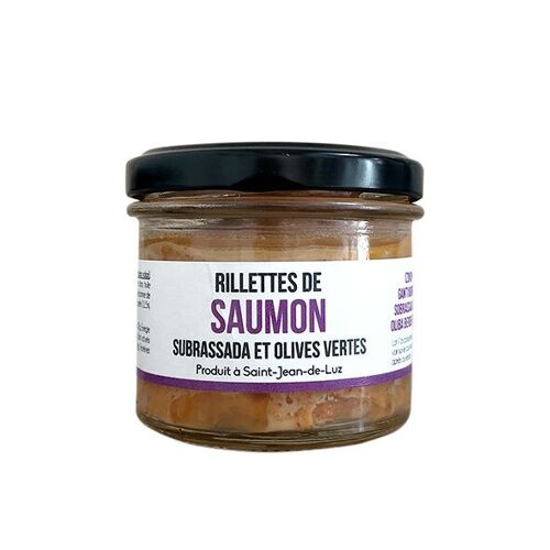 Rillettes de Saumon Subrassada et Olives Vertes