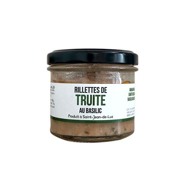 Rillettes di trota al basilico
