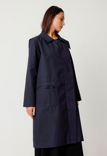 Trench-coat bleu médiéval G01 Gemini 2